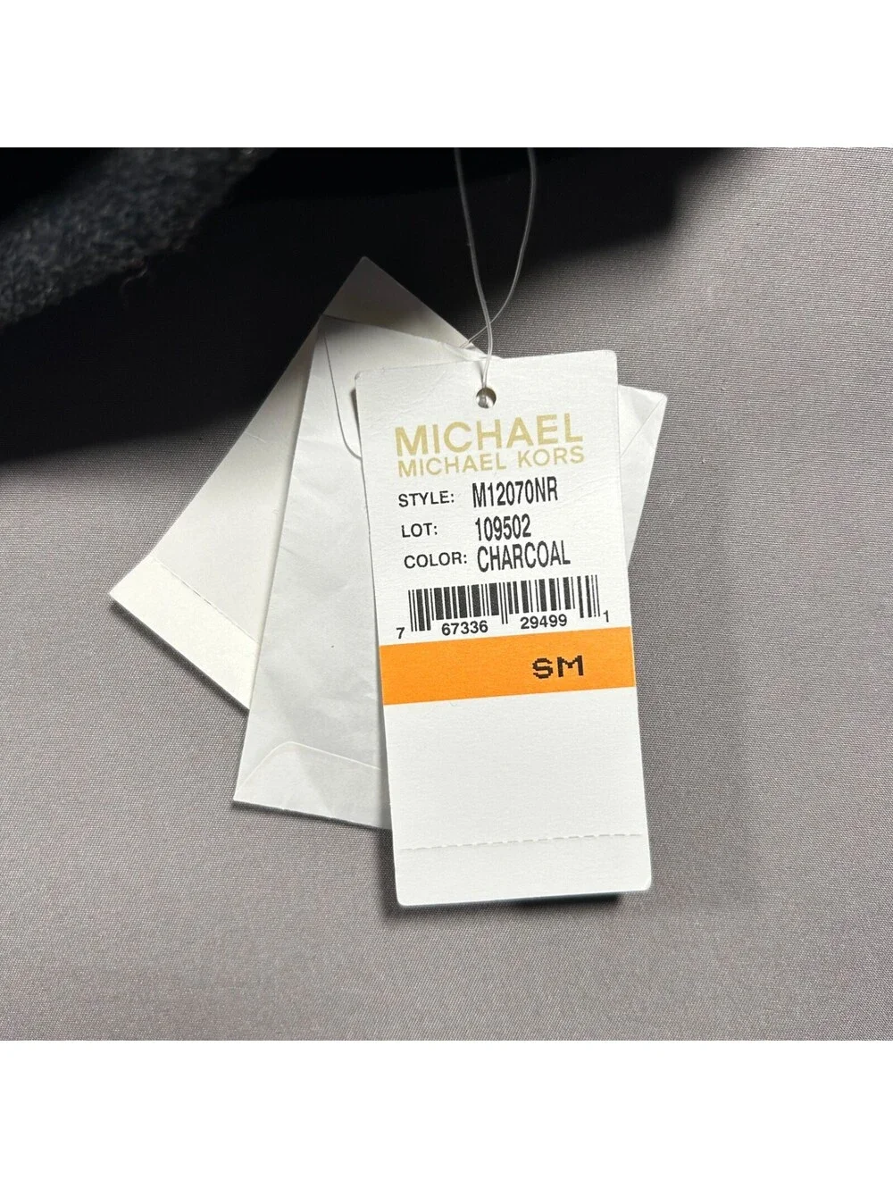 Michael Kors Women's Double-Breasted Wool Blend Peacoat Small Gray/Black